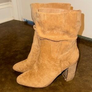 Tan Suede Ankle Boots